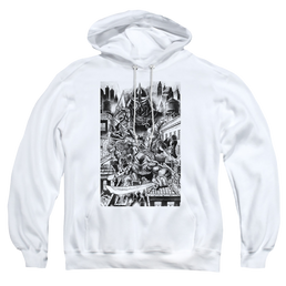 Teenage Mutant Ninja Turtles Take Down Shredder - Pullover Hoodie Pullover Hoodie Teenage Mutant Ninja Turtles   