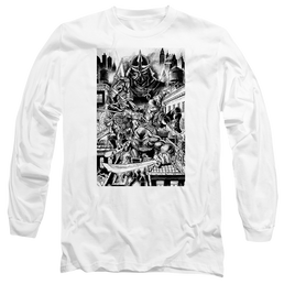 Teenage Mutant Ninja Turtles Take Down Shredder - Men's Long Sleeve T-Shirt Men's Long Sleeve T-Shirt Teenage Mutant Ninja Turtles   