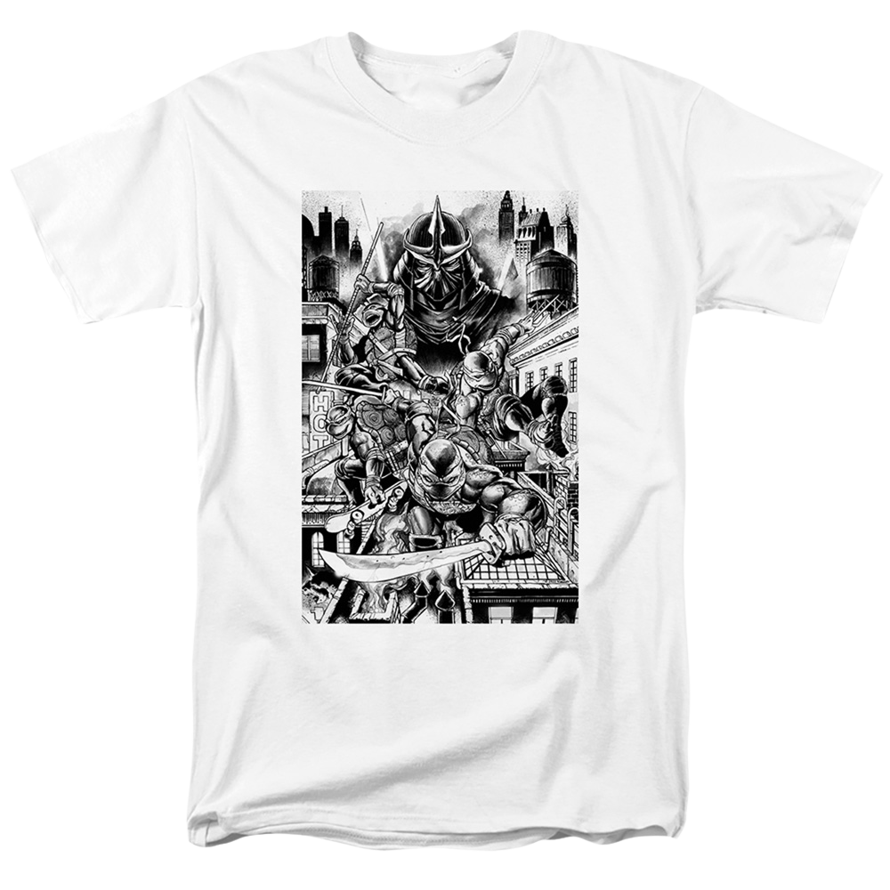 Teenage Mutant Ninja Turtles Take Down Shredder - Men's Regular Fit T-Shirt Men's Regular Fit T-Shirt Teenage Mutant Ninja Turtles   