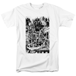 Teenage Mutant Ninja Turtles Take Down Shredder - Men's Regular Fit T-Shirt Men's Regular Fit T-Shirt Teenage Mutant Ninja Turtles   
