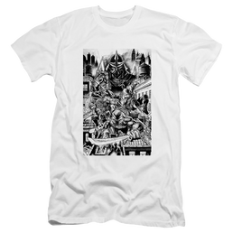 Teenage Mutant Ninja Turtles Take Down Shredder - Men's Premium Slim Fit T-Shirt Men's Premium Slim Fit T-Shirt Teenage Mutant Ninja Turtles   