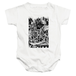Teenage Mutant Ninja Turtles Take Down Shredder - Baby Bodysuit Baby Bodysuit Teenage Mutant Ninja Turtles   