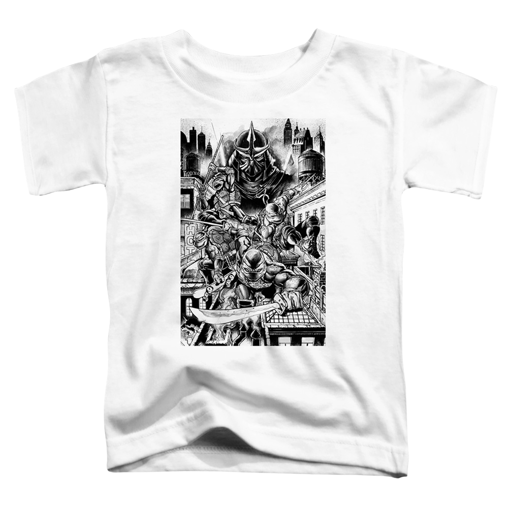 Teenage Mutant Ninja Turtles Take Down Shredder - Toddler T-Shirt Toddler T-Shirt Teenage Mutant Ninja Turtles   