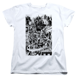 Teenage Mutant Ninja Turtles Take Down Shredder - Women's T-Shirt Women's T-Shirt Teenage Mutant Ninja Turtles   