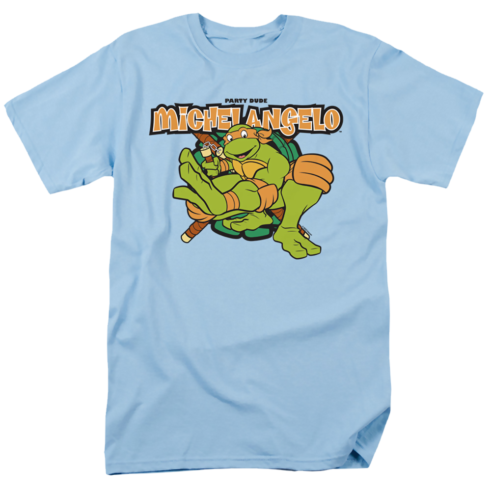 Teenage Mutant Ninja Turtles Party Dude Michelangelo - Men's Regular Fit T-Shirt Men's Regular Fit T-Shirt Teenage Mutant Ninja Turtles   