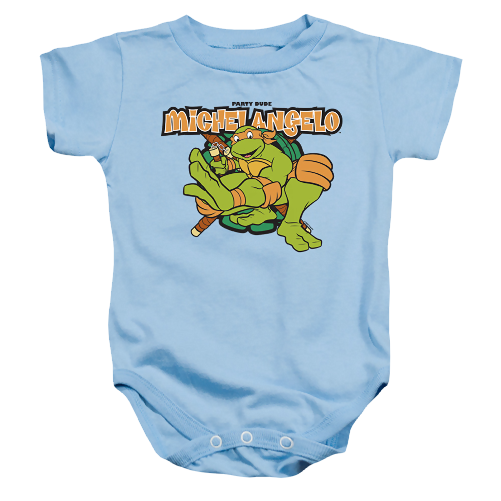 Teenage Mutant Ninja Turtles Party Dude Michelangelo - Baby Bodysuit Baby Bodysuit Teenage Mutant Ninja Turtles   