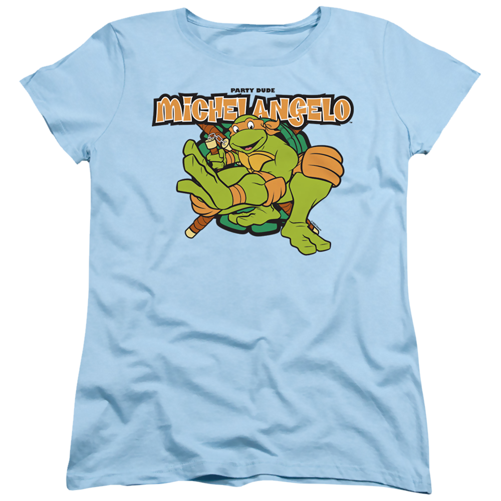 Teenage Mutant Ninja Turtles Party Dude Michelangelo - Women's T-Shirt Women's T-Shirt Teenage Mutant Ninja Turtles   