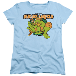 Teenage Mutant Ninja Turtles Party Dude Michelangelo - Women's T-Shirt Women's T-Shirt Teenage Mutant Ninja Turtles   