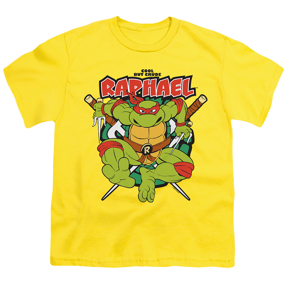 Teenage Mutant Ninja Turtles Cool But Crude Raphael - Youth T-Shirt Youth T-Shirt (Ages 8-12) Teenage Mutant Ninja Turtles   