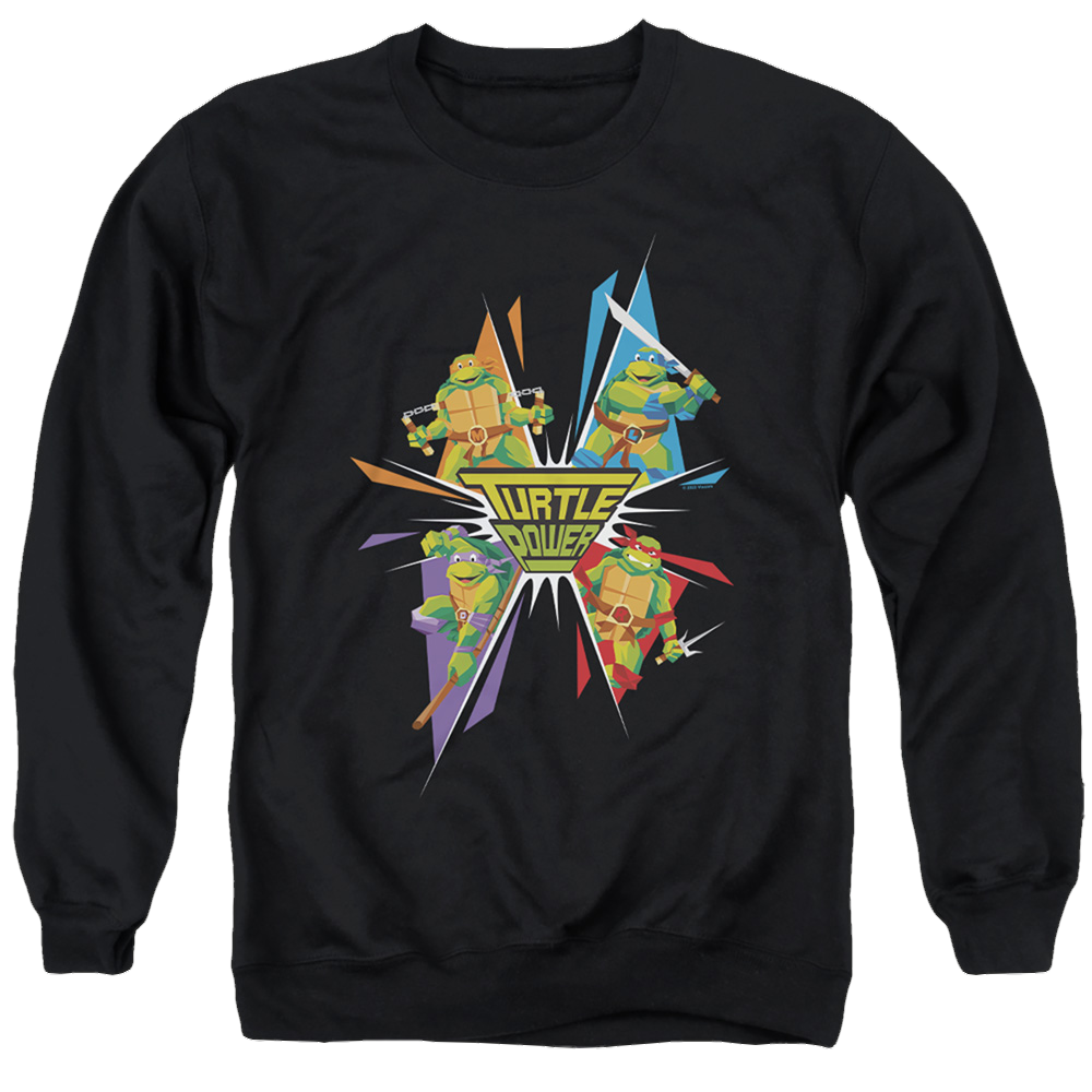 Teenage Mutant Ninja Turtles Turtle Power - Men's Crewneck Sweatshirt Men's Crewneck Sweatshirt Teenage Mutant Ninja Turtles   