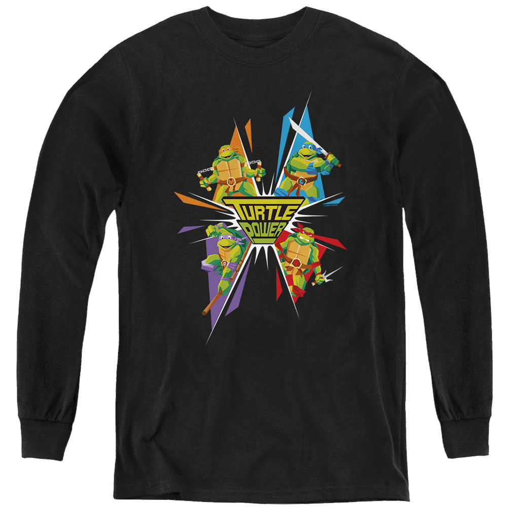 Teenage Mutant Ninja Turtles Turtle Power - Youth Long Sleeve T-Shirt Youth Long Sleeve T-Shirt Teenage Mutant Ninja Turtles   