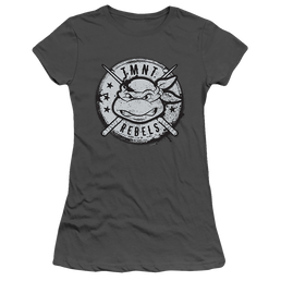Teenage Mutant Ninja Turtles Rebels Distressed Logo - Juniors T-Shirt Juniors T-Shirt Teenage Mutant Ninja Turtles   