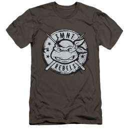 Teenage Mutant Ninja Turtles Rebels Distressed Logo - Men's Premium Slim Fit T-Shirt Men's Premium Slim Fit T-Shirt Teenage Mutant Ninja Turtles   