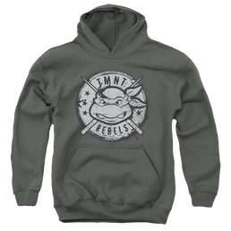 Teenage Mutant Ninja Turtles Rebels Distressed Logo - Youth Hoodie Youth Hoodie (Ages 8-12) Teenage Mutant Ninja Turtles   