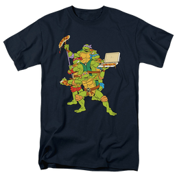 Teenage Mutant Ninja Turtles Pizza Party - Men's Regular Fit T-Shirt Men's Regular Fit T-Shirt Teenage Mutant Ninja Turtles   