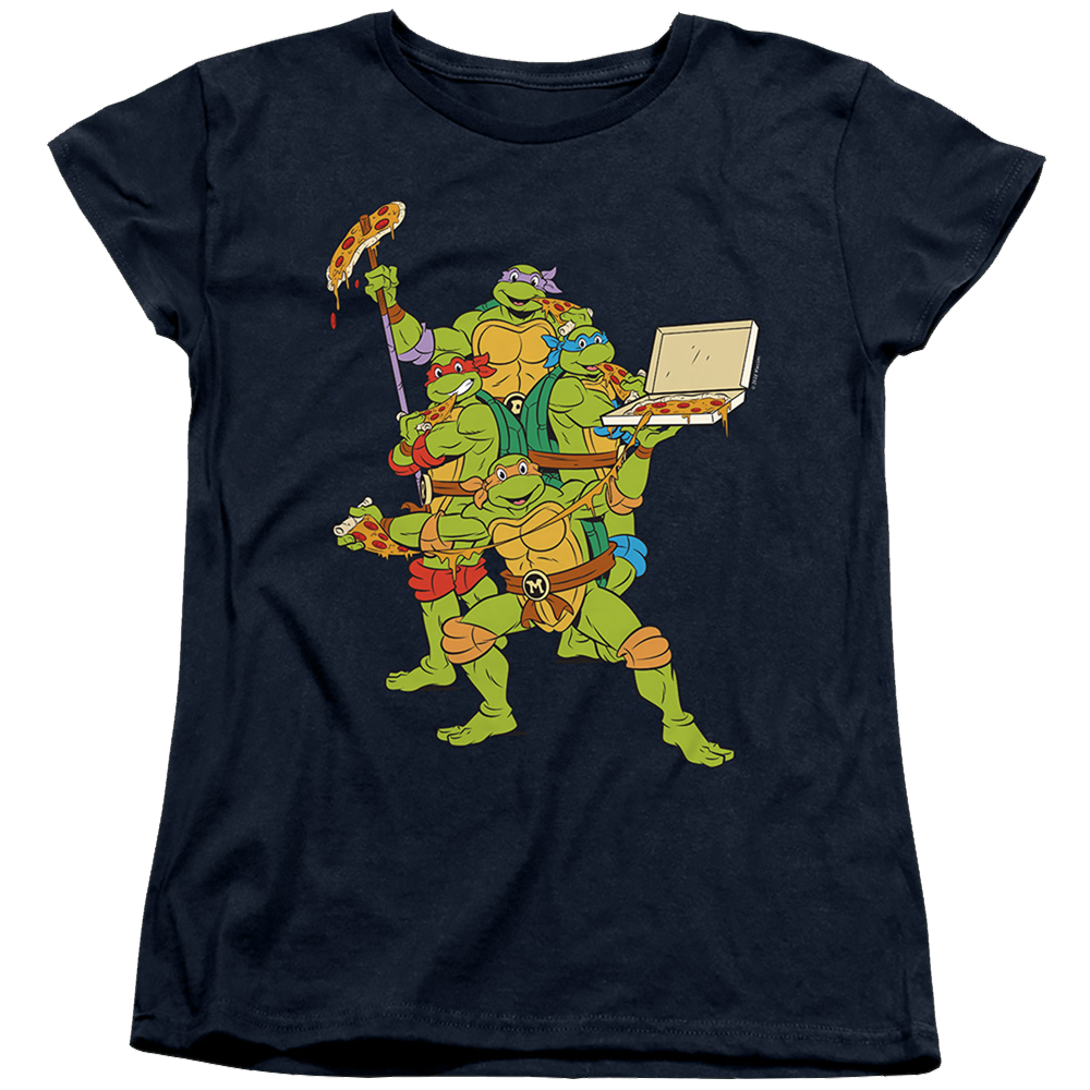 Teenage Mutant Ninja Turtles Pizza Party - Women's T-Shirt Women's T-Shirt Teenage Mutant Ninja Turtles   