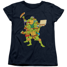 Teenage Mutant Ninja Turtles Pizza Party - Women's T-Shirt Women's T-Shirt Teenage Mutant Ninja Turtles   