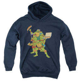 Teenage Mutant Ninja Turtles Pizza Party - Youth Hoodie Youth Hoodie (Ages 8-12) Teenage Mutant Ninja Turtles   