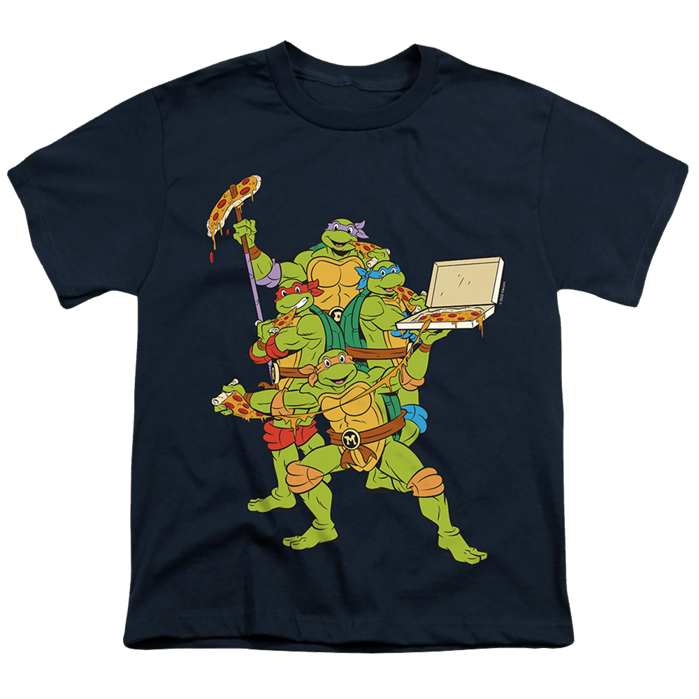 Teenage Mutant Ninja Turtles Pizza Party - Youth T-Shirt Youth T-Shirt (Ages 8-12) Teenage Mutant Ninja Turtles   