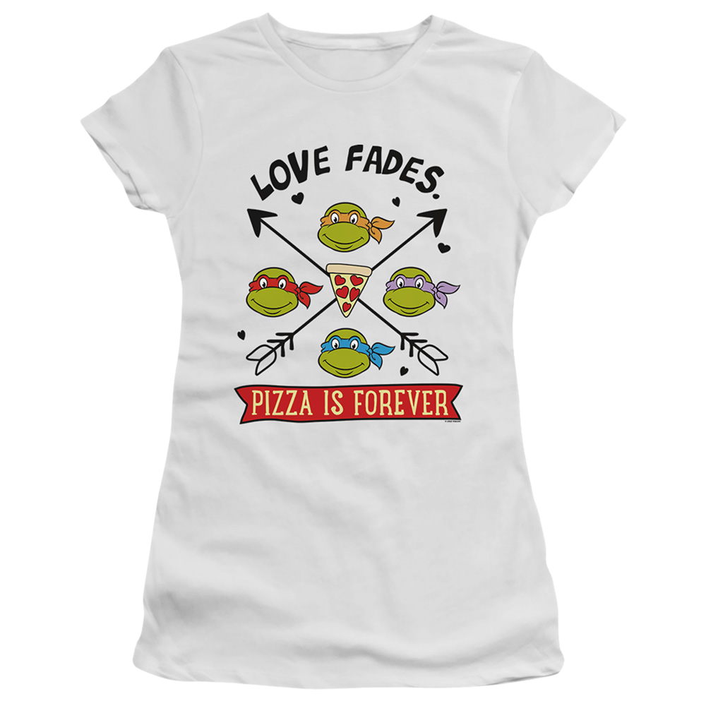 Teenage Mutant Ninja Turtles Pizza Is Forever - Juniors T-Shirt Juniors T-Shirt Teenage Mutant Ninja Turtles   