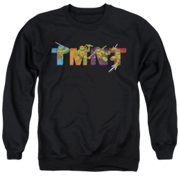 Teenage Mutant Ninja Turtles Arcade Main Screen - Men's Crewneck Sweatshirt Men's Crewneck Sweatshirt Teenage Mutant Ninja Turtles   