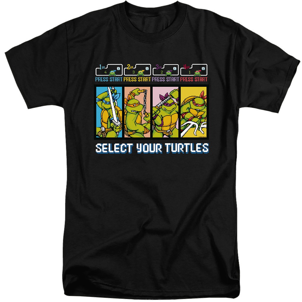 Teenage Mutant Ninja Turtles Select Your Turtles - Men's Tall Fit T-Shirt Men's Tall Fit T-Shirt Teenage Mutant Ninja Turtles   