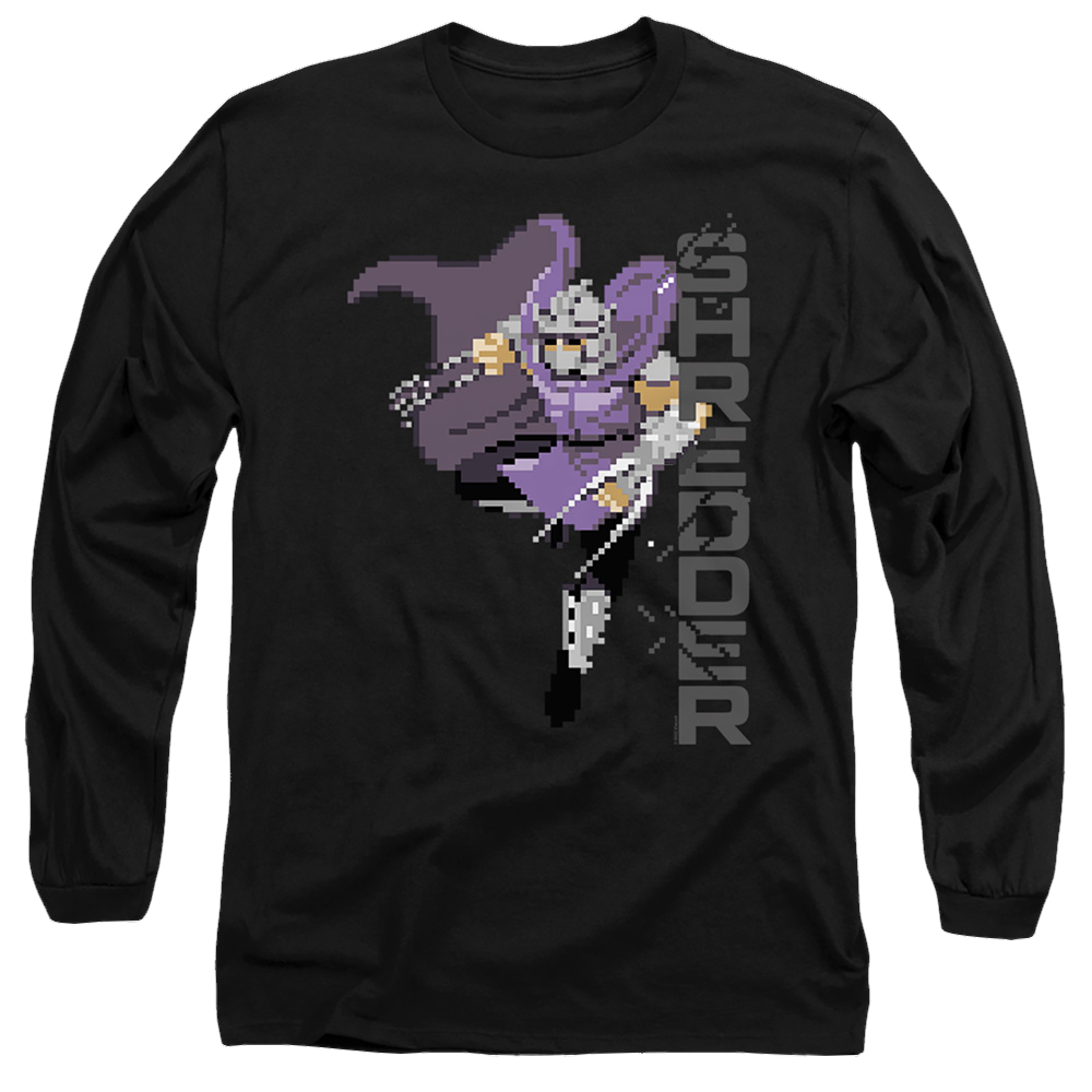 Teenage Mutant Ninja Turtles Retro Arcade Shredder - Men's Long Sleeve T-Shirt Men's Long Sleeve T-Shirt Teenage Mutant Ninja Turtles   