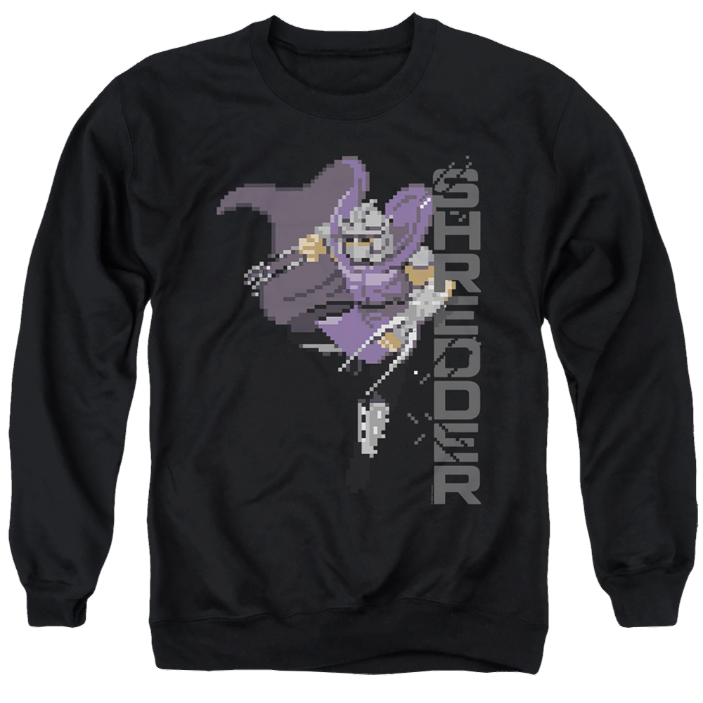 Teenage Mutant Ninja Turtles Retro Arcade Shredder - Men's Crewneck Sweatshirt Men's Crewneck Sweatshirt Teenage Mutant Ninja Turtles   