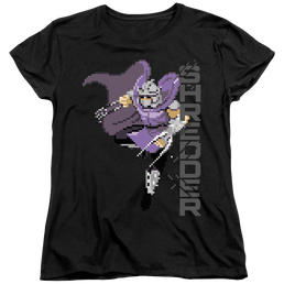 Teenage Mutant Ninja Turtles Retro Arcade Shredder - Women's T-Shirt Women's T-Shirt Teenage Mutant Ninja Turtles   