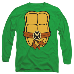 Teenage Mutant Ninja Turtles Michelangelo Chest - Men's Long Sleeve T-Shirt Men's Long Sleeve T-Shirt Teenage Mutant Ninja Turtles   