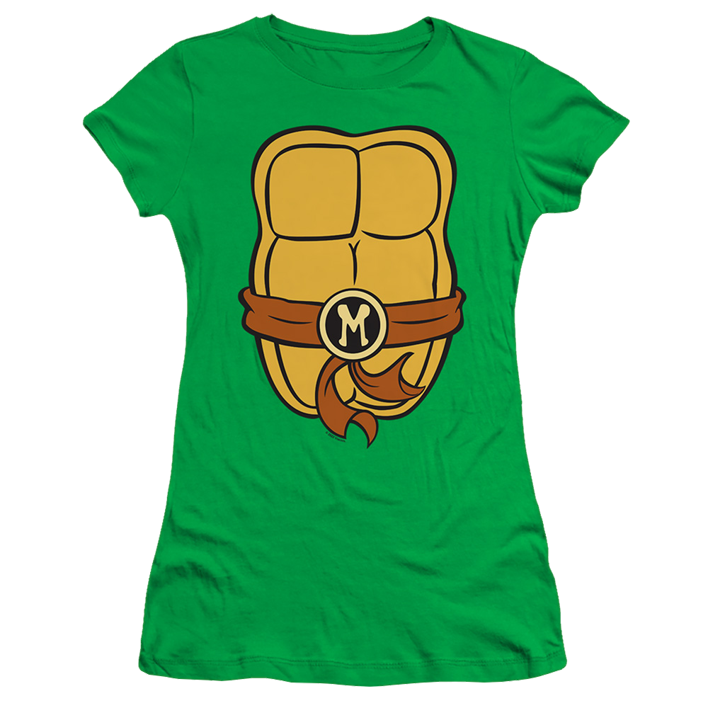 Teenage Mutant Ninja Turtles Michelangelo Chest - Juniors T-Shirt Juniors T-Shirt Teenage Mutant Ninja Turtles   