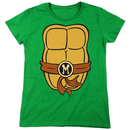 Teenage Mutant Ninja Turtles Michelangelo Chest - Women's T-Shirt Women's T-Shirt Teenage Mutant Ninja Turtles   