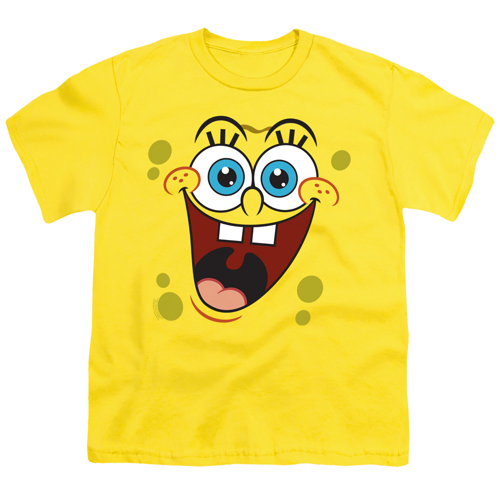 SpongeBob SquarePants Spongebob Surprise Face - Youth T-Shirt Youth T-Shirt (Ages 8-12) SpongeBob SquarePants   