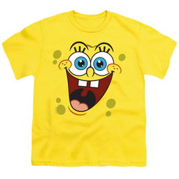 SpongeBob SquarePants Spongebob Surprise Face - Youth T-Shirt Youth T-Shirt (Ages 8-12) SpongeBob SquarePants   