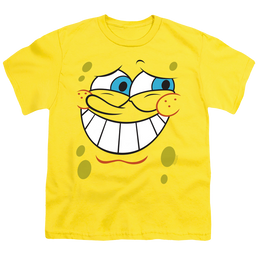 SpongeBob SquarePants Guilty Face - Youth T-Shirt Youth T-Shirt (Ages 8-12) SpongeBob SquarePants   