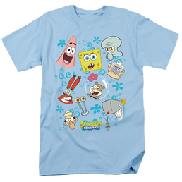 SpongeBob SquarePants Character Faces - Men's Regular Fit T-Shirt Men's Regular Fit T-Shirt SpongeBob SquarePants   