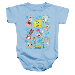 SpongeBob SquarePants Character Faces - Baby Bodysuit Baby Bodysuit SpongeBob SquarePants   