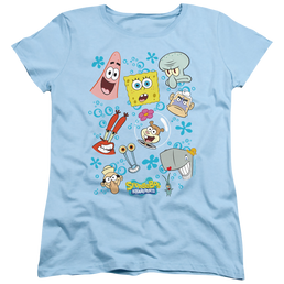 SpongeBob SquarePants Character Faces - Women's T-Shirt Women's T-Shirt SpongeBob SquarePants   