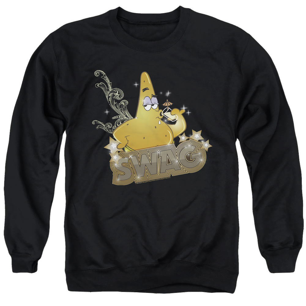 SpongeBob SquarePants Patrick Has Swag - Men's Crewneck Sweatshirt Men's Crewneck Sweatshirt SpongeBob SquarePants   
