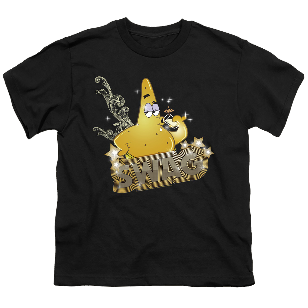 SpongeBob SquarePants Patrick Has Swag - Youth T-Shirt Youth T-Shirt (Ages 8-12) SpongeBob SquarePants   