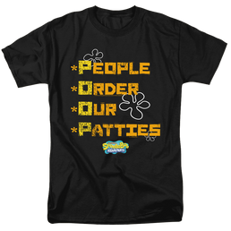 SpongeBob SquarePants People Order Our Patties - Men's Regular Fit T-Shirt Men's Regular Fit T-Shirt SpongeBob SquarePants   