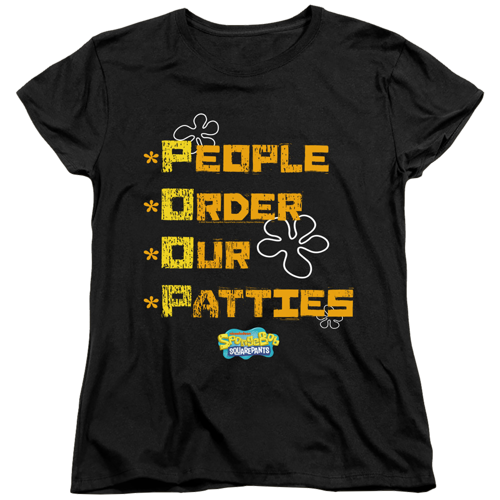 SpongeBob SquarePants People Order Our Patties - Women's T-Shirt Women's T-Shirt SpongeBob SquarePants   