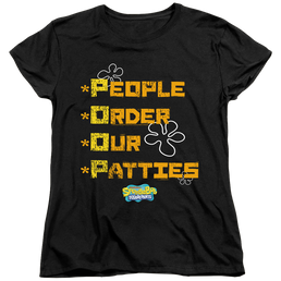 SpongeBob SquarePants People Order Our Patties - Women's T-Shirt Women's T-Shirt SpongeBob SquarePants   