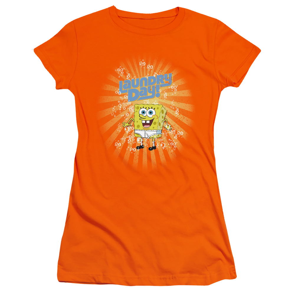 SpongeBob SquarePants Laundry Day! - Juniors T-Shirt Juniors T-Shirt SpongeBob SquarePants   