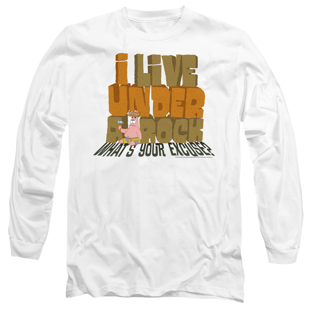 SpongeBob SquarePants What'S Your Excuse? - Men's Long Sleeve T-Shirt Men's Long Sleeve T-Shirt SpongeBob SquarePants   