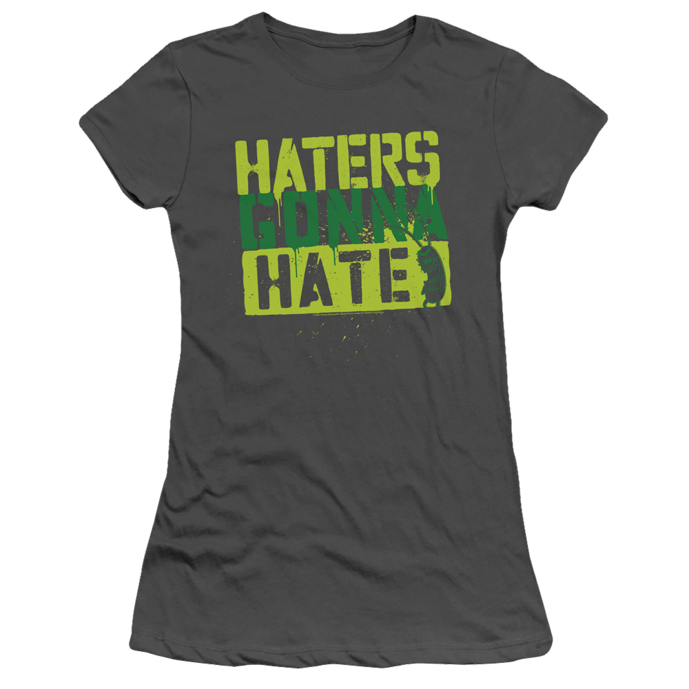 SpongeBob SquarePants Haters Gonna Hate - Juniors T-Shirt Juniors T-Shirt SpongeBob SquarePants   
