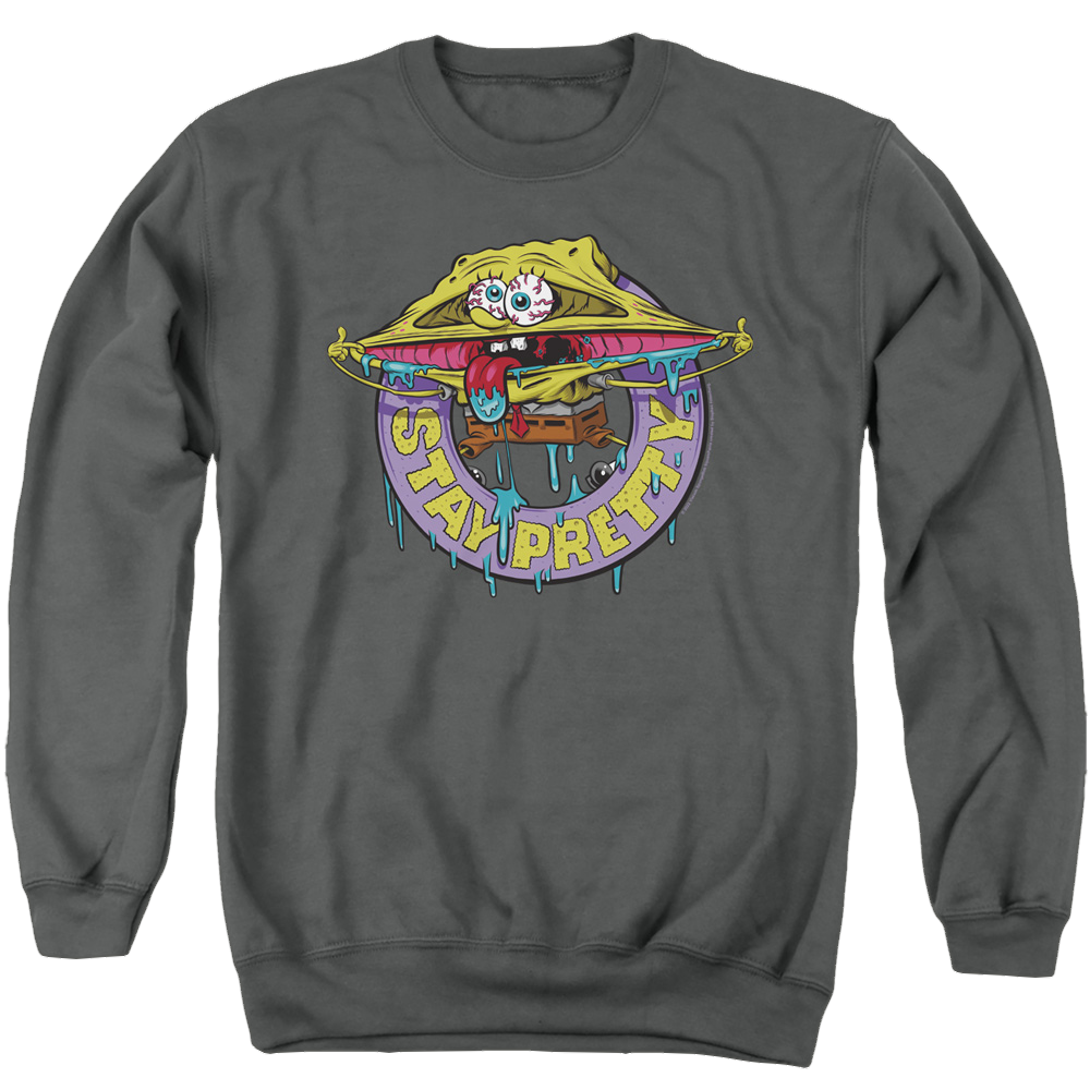 SpongeBob SquarePants Stay Pretty - Men's Crewneck Sweatshirt Men's Crewneck Sweatshirt SpongeBob SquarePants   
