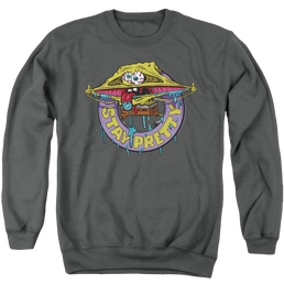 SpongeBob SquarePants Stay Pretty - Men's Crewneck Sweatshirt Men's Crewneck Sweatshirt SpongeBob SquarePants   