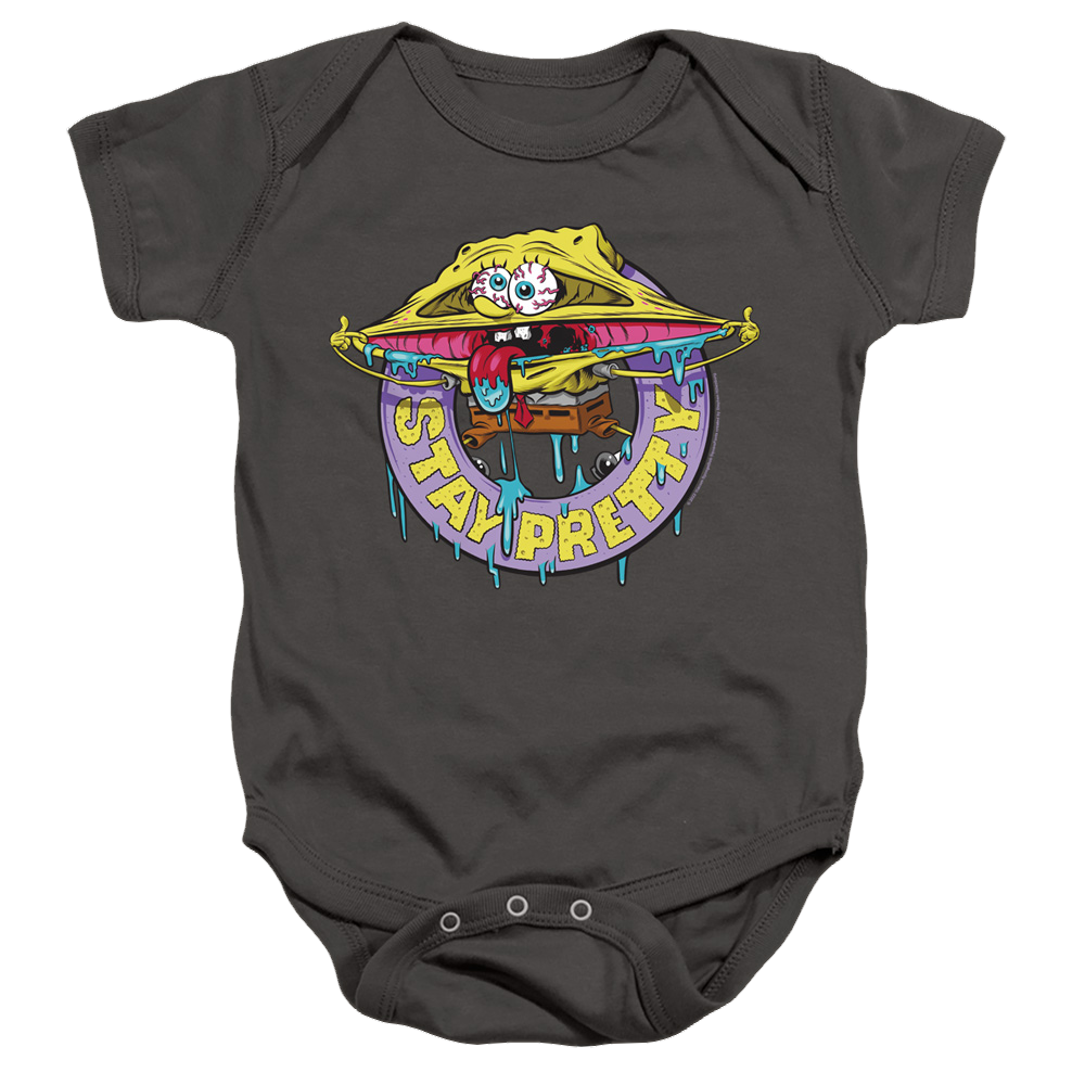 SpongeBob SquarePants Stay Pretty - Baby Bodysuit Baby Bodysuit SpongeBob SquarePants   