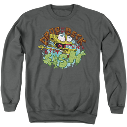 SpongeBob SquarePants Drop And Flop - Men's Crewneck Sweatshirt Men's Crewneck Sweatshirt SpongeBob SquarePants   